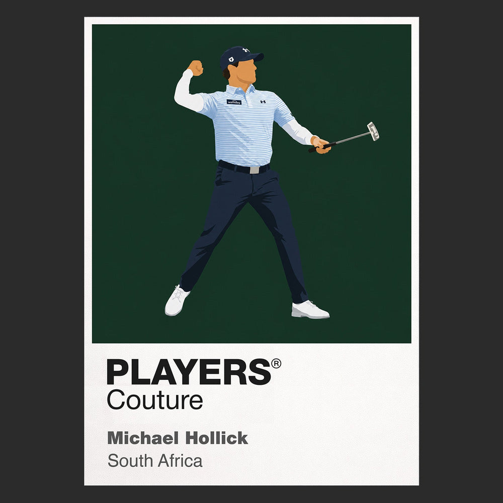 Michael Hollick Golf Icon Frame Men's Polo Shirt