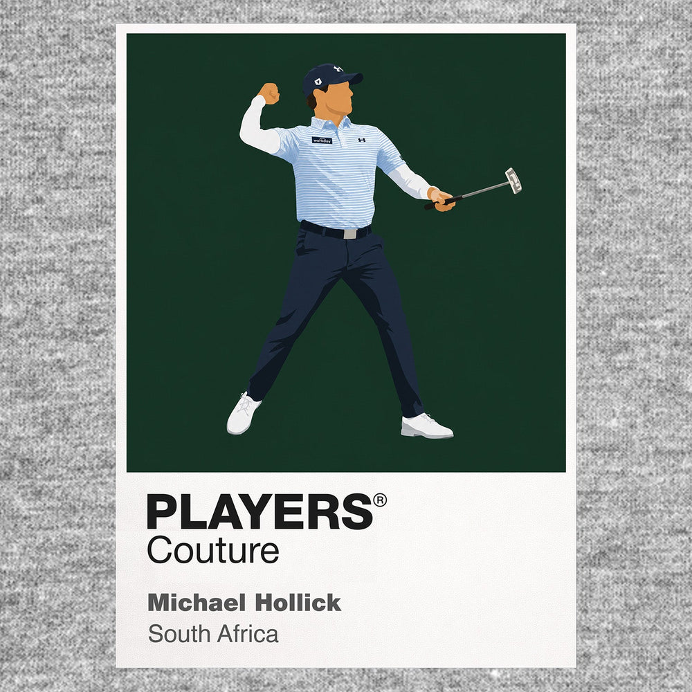 Michael Hollick Golf Icon Frame Men's Polo Shirt