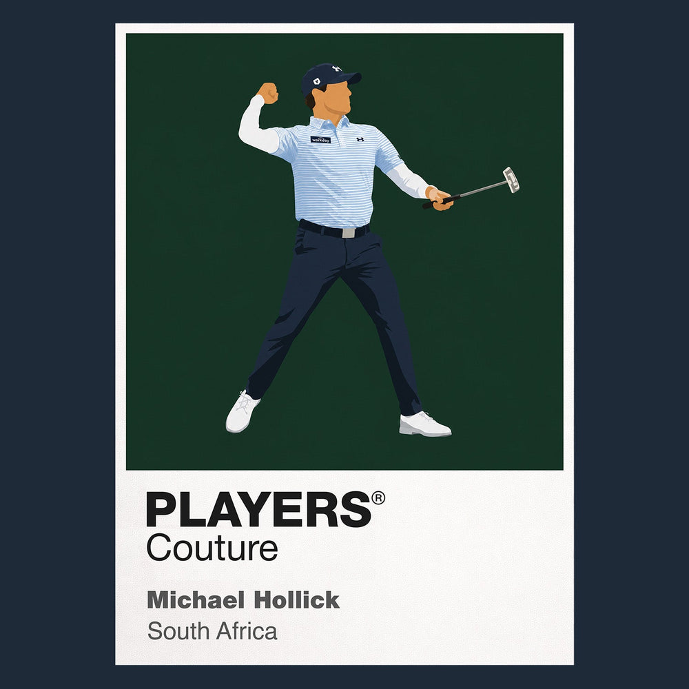 Michael Hollick Golf Icon Frame Men's Polo Shirt