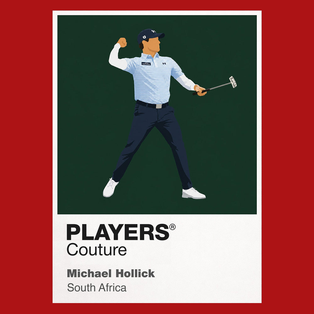 Michael Hollick Golf Icon Frame Men's Polo Shirt