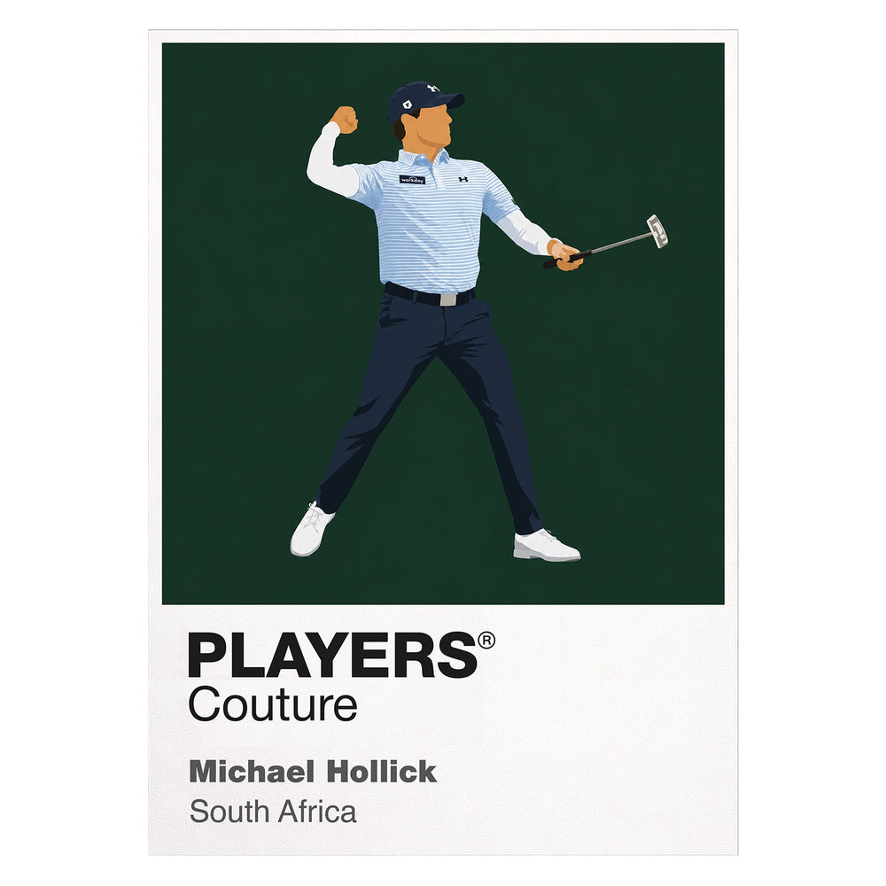 Michael Hollick Golf Icon Frame Men's Polo Shirt