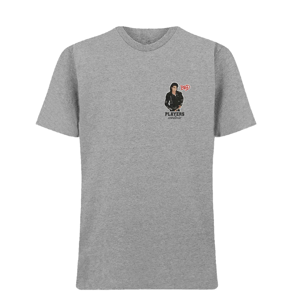 Michael Jackson Bad t-shirt – black men's t-shirt featuring the Michael Jackson Bad Players Couture logo