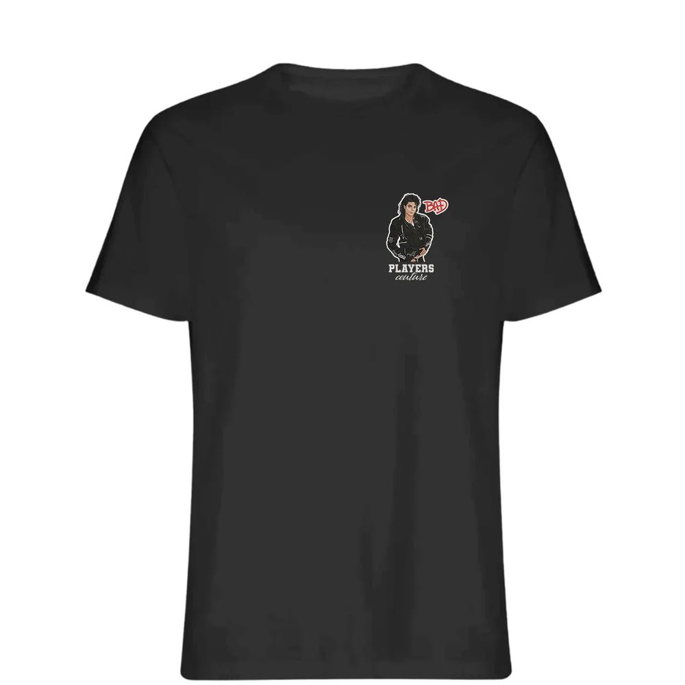 Michael Jackson Bad t-shirt – white men's t-shirt featuring the Michael Jackson Bad Players Couture logo