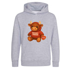 Michael Jordan Bull Logo Players Couture Kids Hoodie Gray