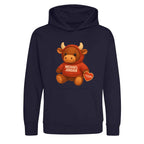 Michael Jordan Bull Logo Players Couture Kids Hoodie Navy