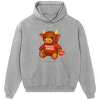 Michael Jordan Bull Logo Players Couture Men's Casual Hoodie Gray