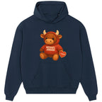 Michael Jordan Bull Logo Players Couture Men's Casual Hoodie Navy