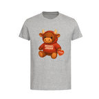 Michael Jordan Bull Logo Players Couture Kids T-Shirt Gray