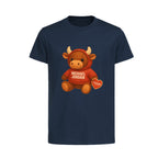 Michael Jordan Bull Logo Players Couture Kids T-Shirt Navy