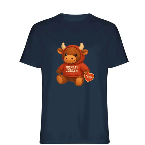 Michael Jordan Bull t-shirt – navy men's t-shirt featuring the Michael Jordan Bull Players Couture logo