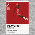 Michael Jordan Bulls Basketball Icon Frame Men's Hoodie