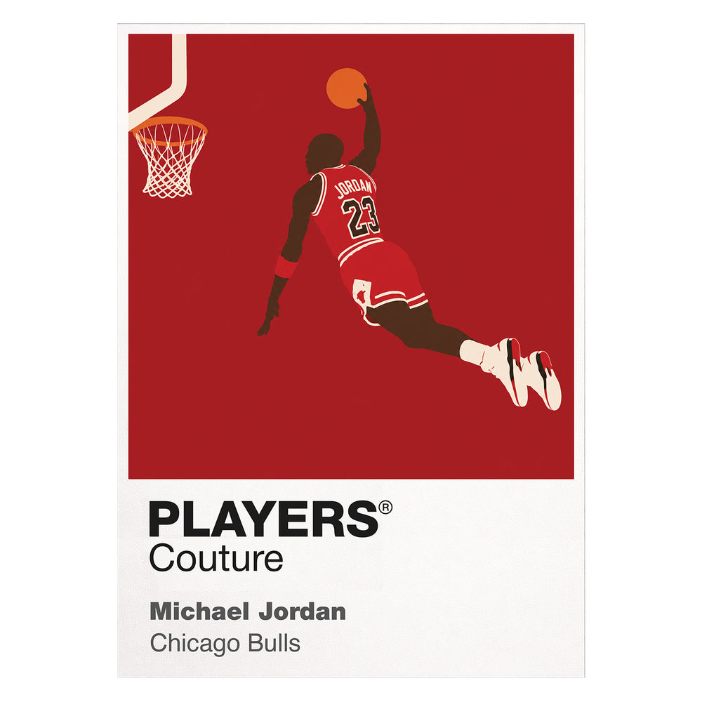 Michael Jordan Bulls Basketball Icon Frame Men's Hoodie