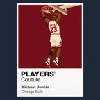 Michael Jordan Bulls 2 Basketball Icon Frame Men's Hoodie