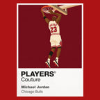 Michael Jordan Bulls 2 Basketball Icon Frame Men's Hoodie