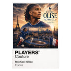 Michael Olise France Atlas Frame artwork by Players Couture