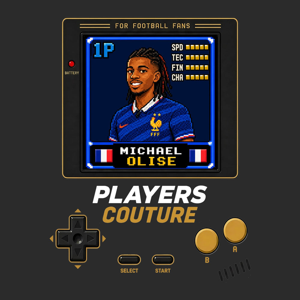 Michael Olise Icon 8-Bit Men's Hoodie - image 1