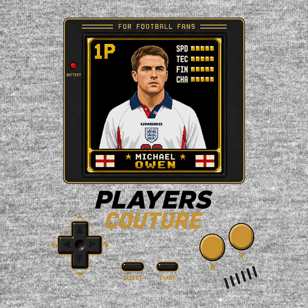 Michael Owen Legend 8-Bit Men's Hoodie - image 9