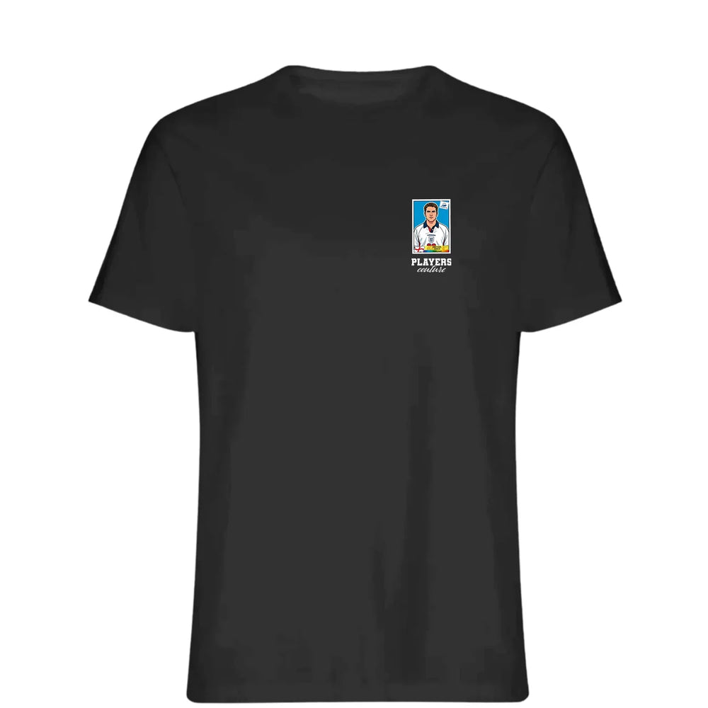 Michael Owen World Cup t-shirt – black men's t-shirt featuring the Michael Owen World Cup Players Couture logo