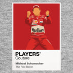 Michael Schumacher Red Baron Motor Racing Icon Frame Men's T-Shirt