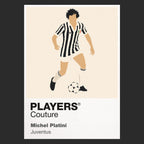 Michel Platini Juventus Icon Frame Men's T-Shirt