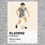 Michel Platini Juventus Icon Frame — art card and garment shots