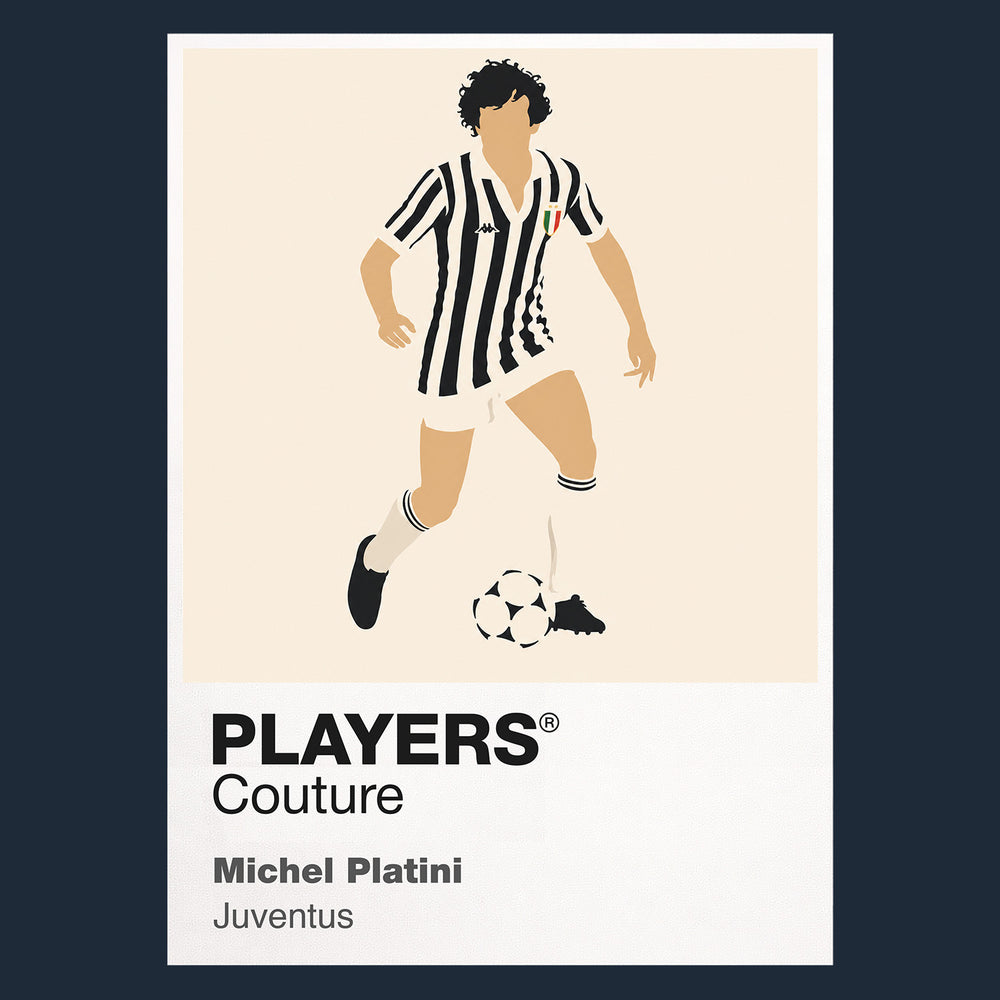 Michel Platini Juventus Icon Frame Men's T-Shirt