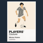 Michel Platini Juventus Icon Frame Men's T-Shirt