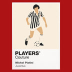 Michel Platini Juventus Icon Frame Men's T-Shirt