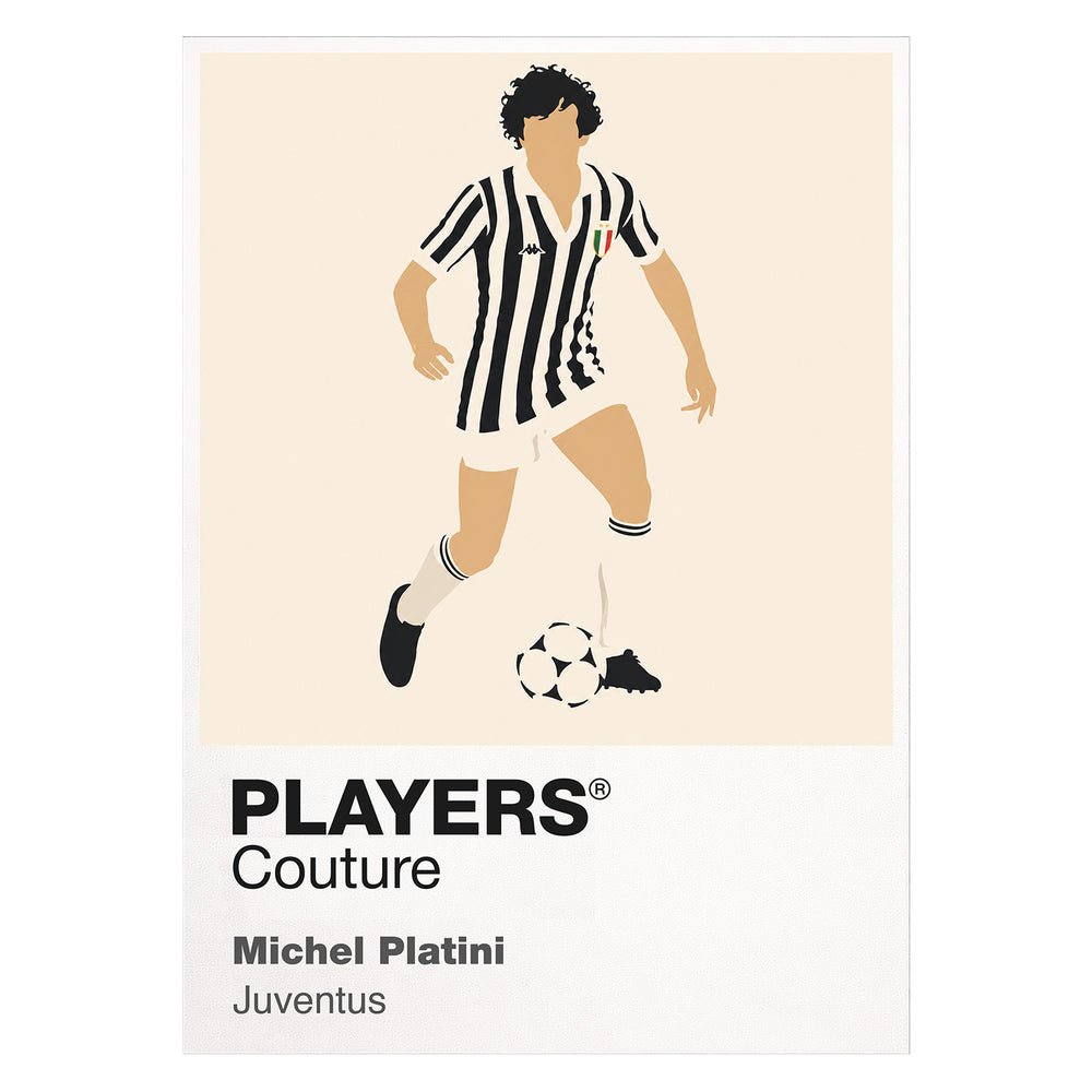 Michel Platini Juventus Icon Frame Men's T-Shirt