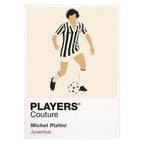 Michel Platini Juventus Icon Frame Men's T-Shirt