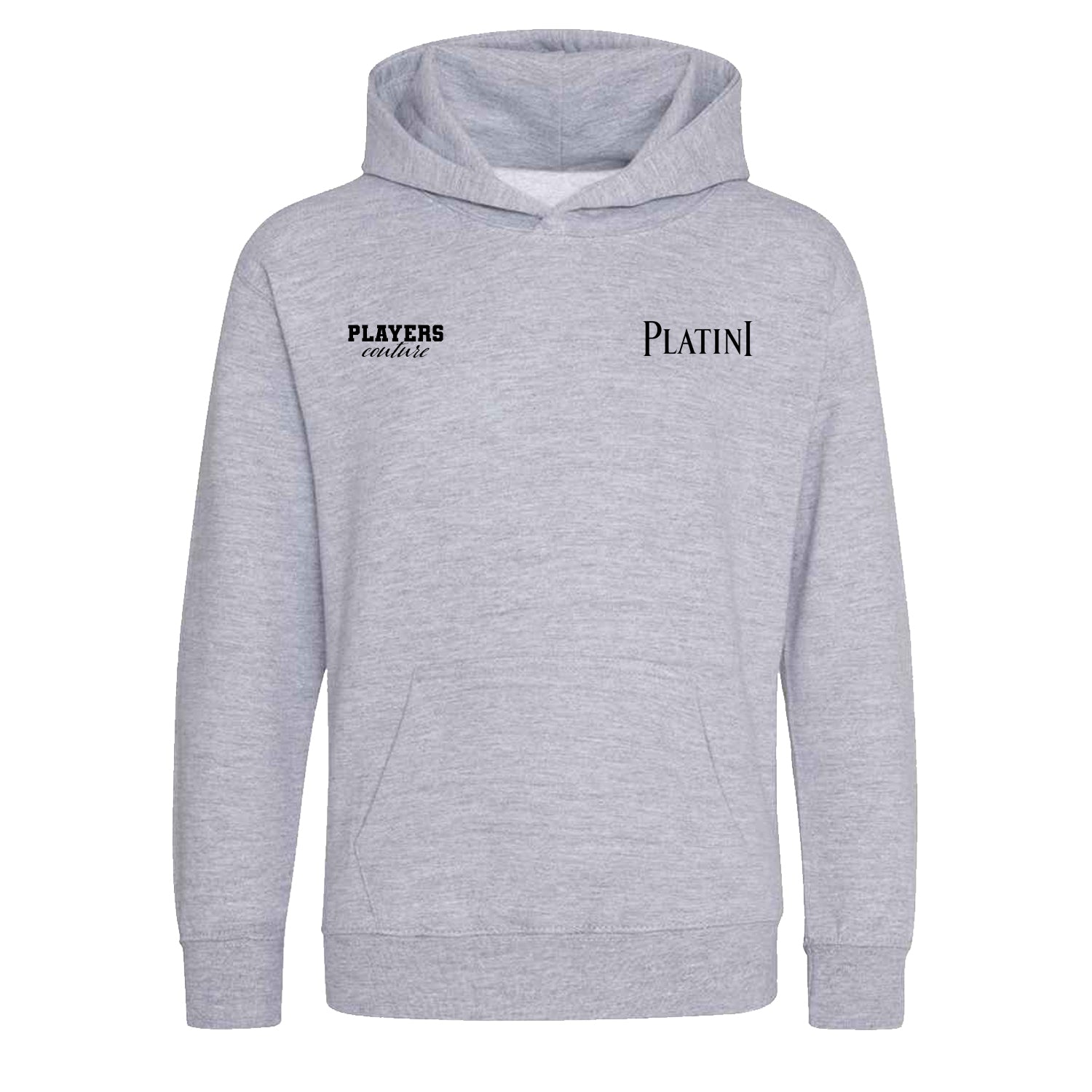 Michel Platini Logo Players Couture Kids Hoodie Gray