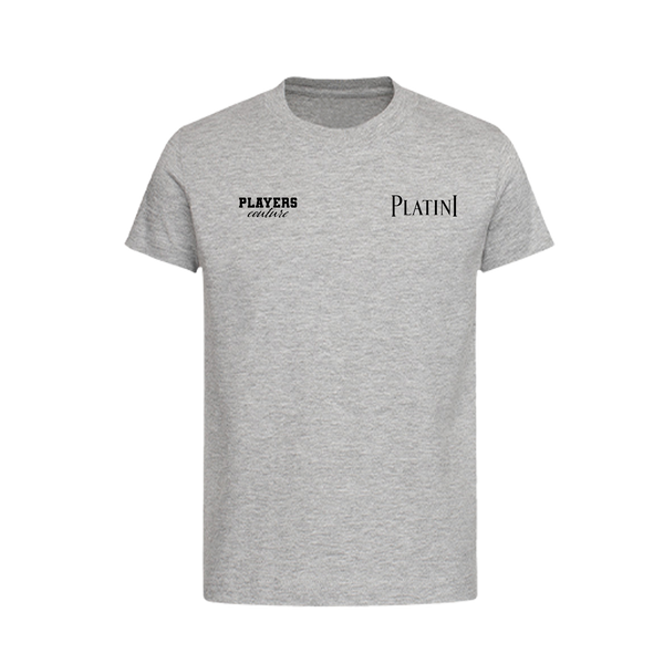 Michel Platini Logo Players Couture Kids T-Shirt Gray