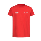 Michel Platini t-shirt – red kids' t-shirt featuring the Michel Platini Players Couture logo