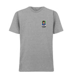 Michel Platini 1986 World Cup t-shirt – grey men's t-shirt featuring the Michel Platini 1986 World Cup Players Couture logo
