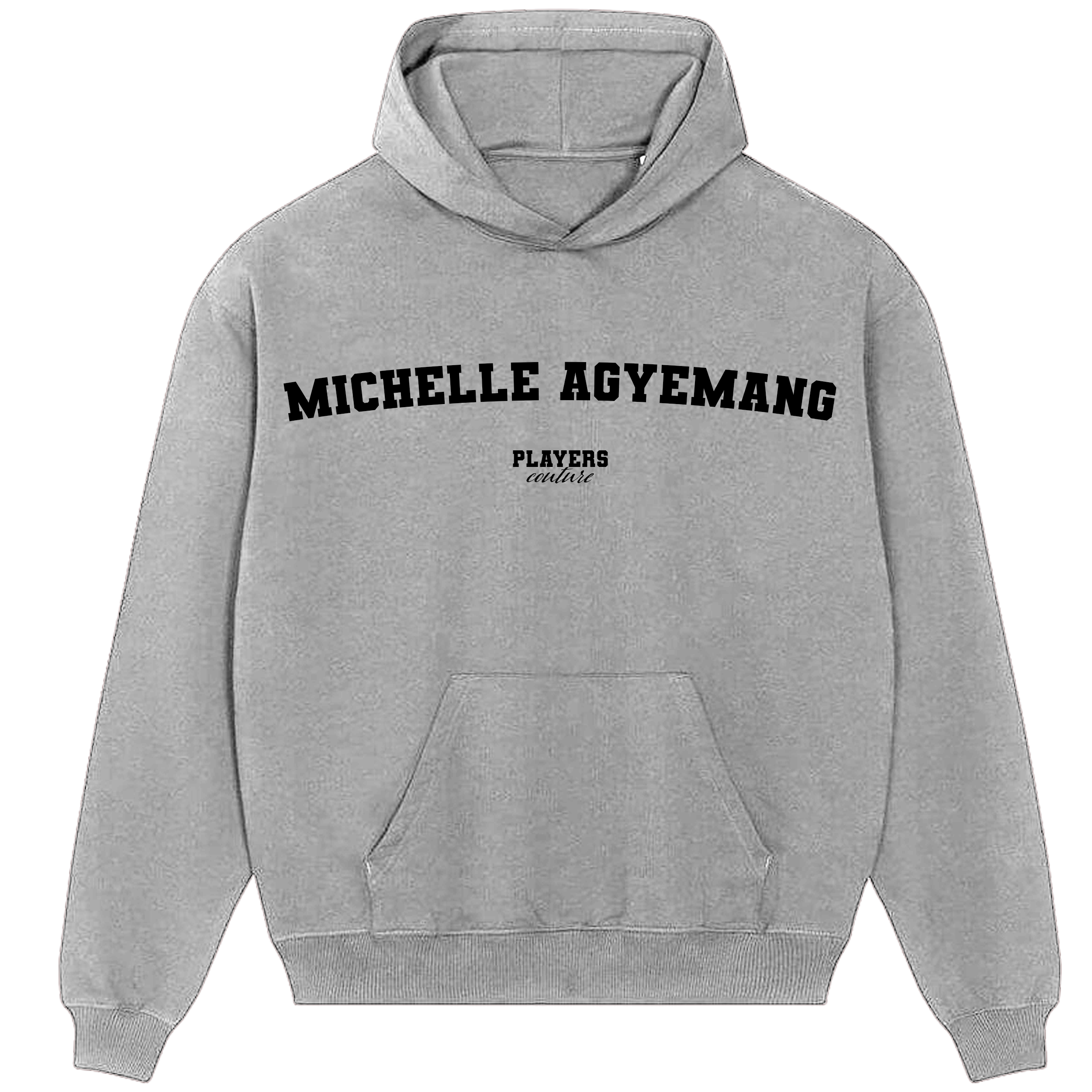 Michelle Agyemang Players Couture Men's Casual Hoodie Gray