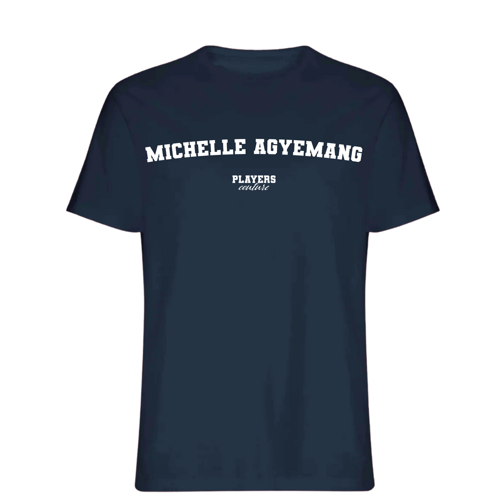 Michelle Agyemang Players Couture Mens T-Shirt Navy