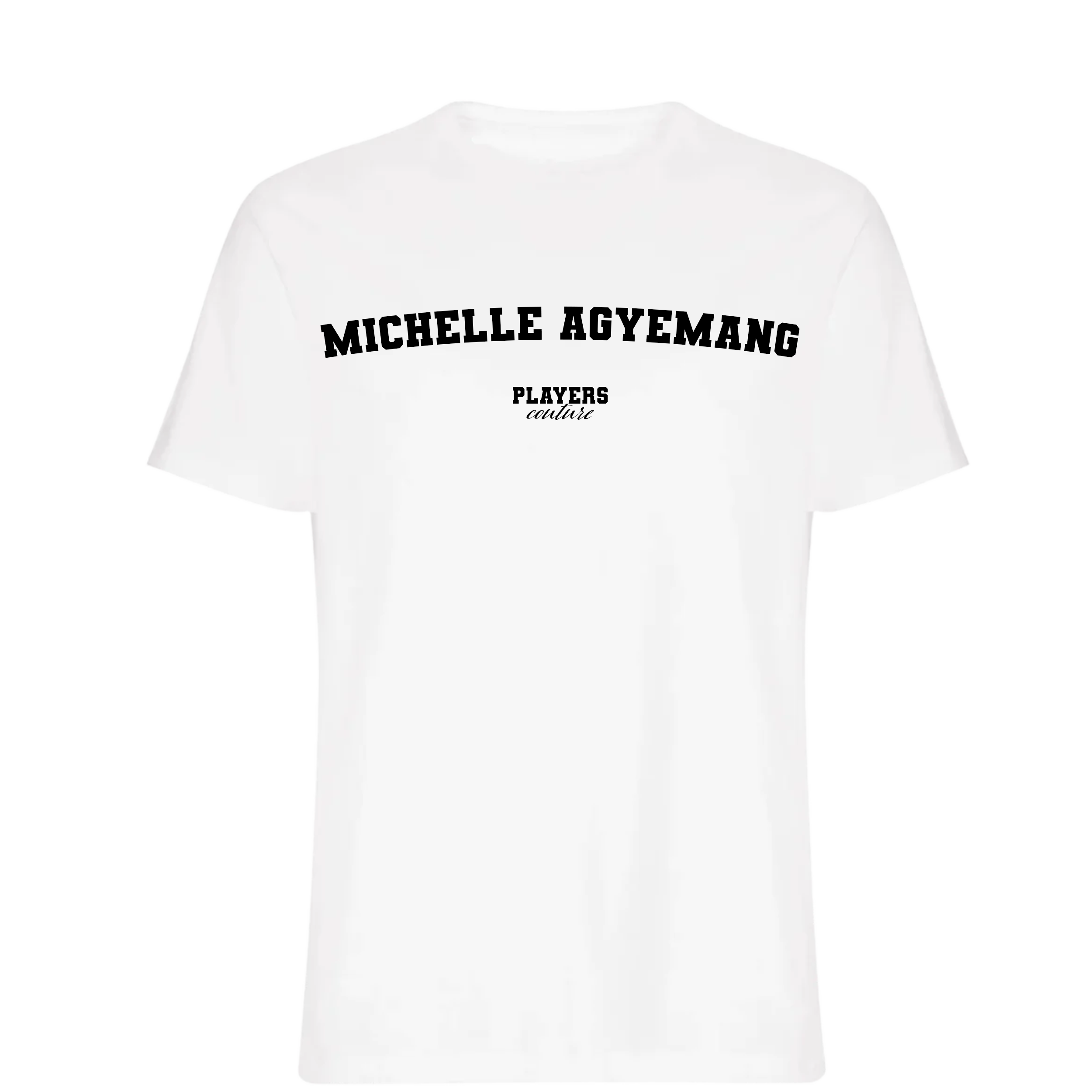 Michelle Agyemang Players Couture Mens T-Shirt White