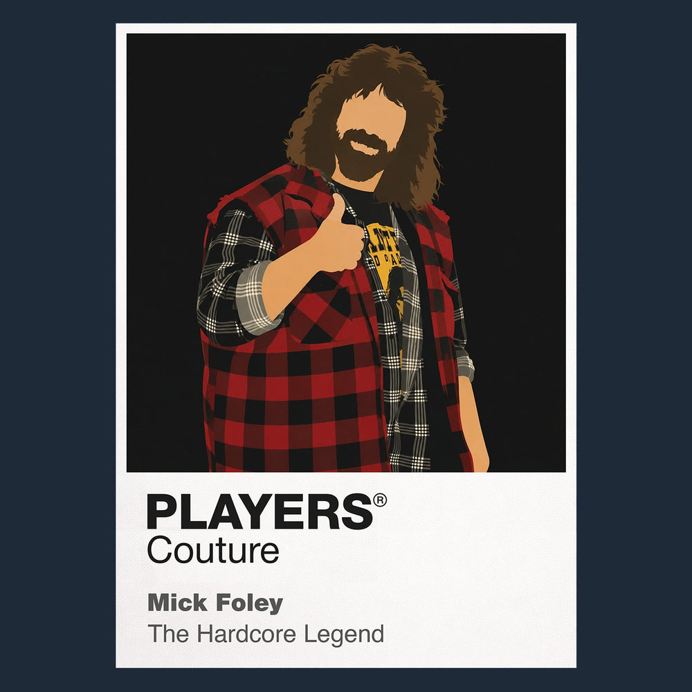 Mick Foley Wrestling Icon Frame Men's Hoodie