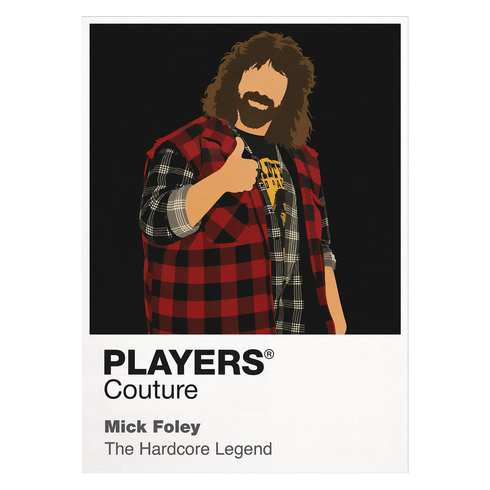 Mick Foley Wrestling Icon Frame Men's Hoodie