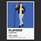 Mick Jagger the tailored silhouette and kinetic stage language of Mick Jagger Icon Frame artwork in black