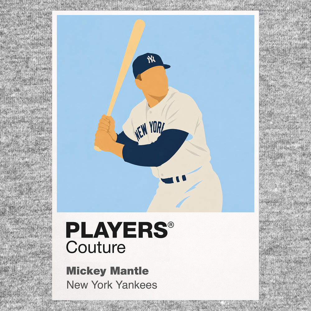 Mickey Mantle Yankees Baseball Icon Frame - Icon Design (View 3)