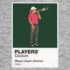 Miguel Angel Jimenez Golf Icon Frame Men's Hoodie