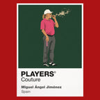 Miguel Angel Jimenez Golf Icon Frame Men's Hoodie