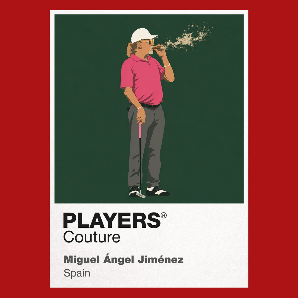 Miguel Angel Jimenez Golf Icon Frame Men's Polo Shirt