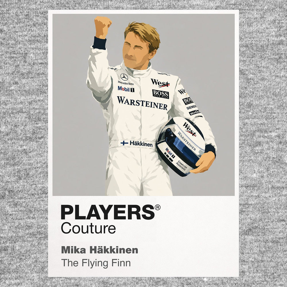 Mika Häkkinen Formula 1 hoodie – grey view