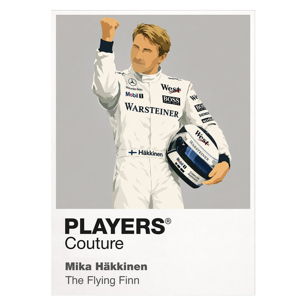 Mika Häkkinen Formula 1 hoodie – white view