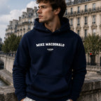 Mike MacDonald name-print hoodie - navy