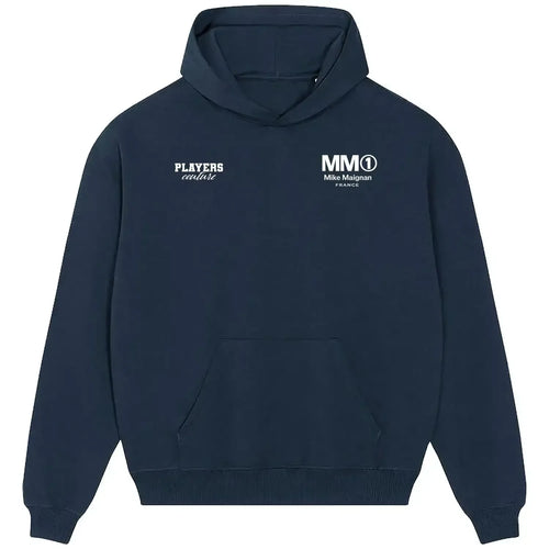 Mike Maignan hoodie – navy men's hoodie featuring the Mike Maignan Players Couture logo