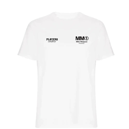 Mike Maignan t-shirt – white men's t-shirt featuring the Mike Maignan Players Couture logo