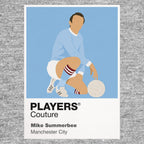 Mike Summerbee Manchester City Icon Frame Men's Hoodie — Gray Artwork